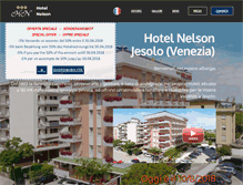 Tablet Screenshot of nelson-hotel.it
